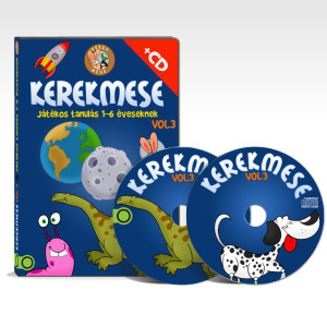 KerekMese Vol. 3. gyerekdalos DVD + CD