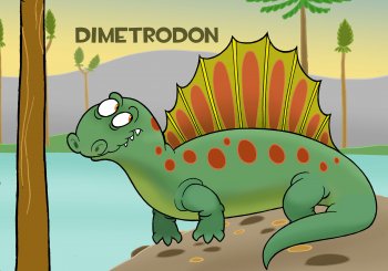 Dimetrodon (nem igazi dinoszaurusz)
