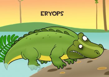 Eryops (nem igazi dinoszaurusz)