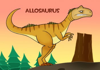 Allosaurus dinoszaurusz