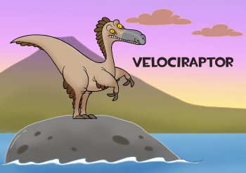 Velociraptor dinoszaurusz