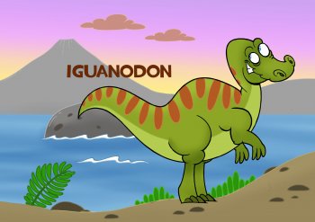 Iguanodon dinoszaurusz
