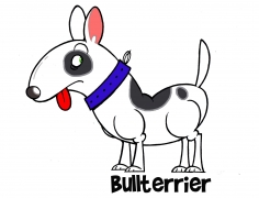 Bulterrier kutya